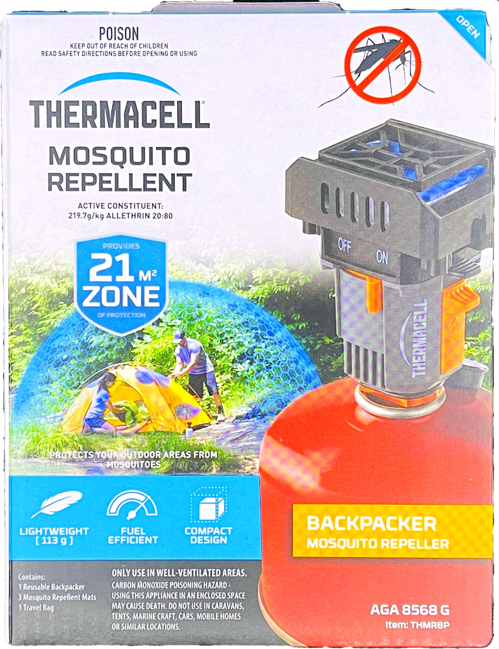 Thermacell Backpacker Insect Repeller — 3DPrintRV